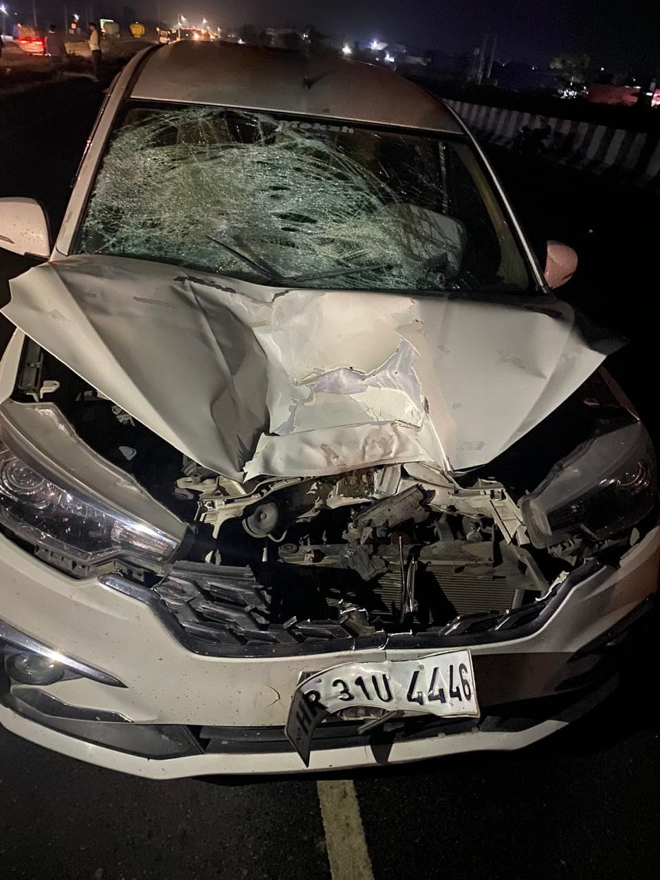 A confectioner died after being hit by a car near Gatauli.