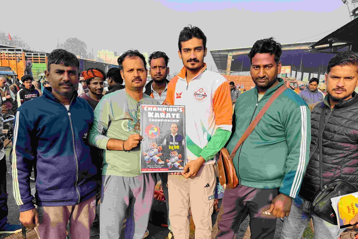 Welcome to medalist Kailash in Karate Championship