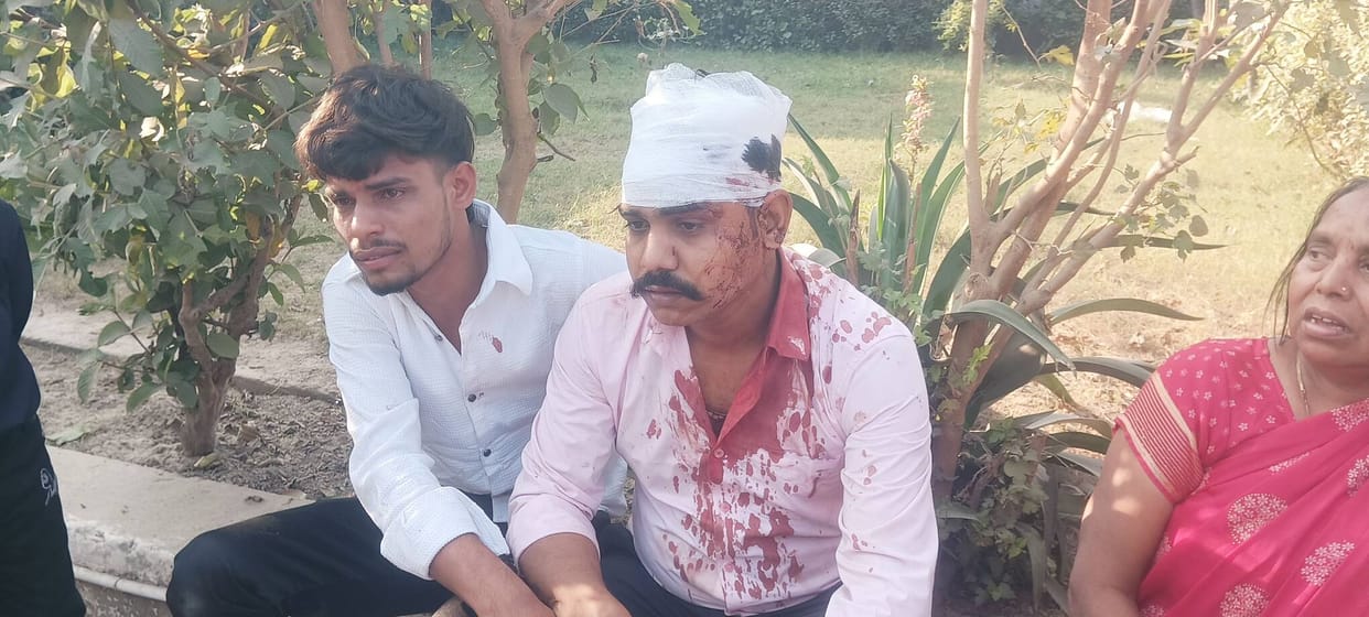A young man and his family members were beaten up while attending a baby shower ceremony.