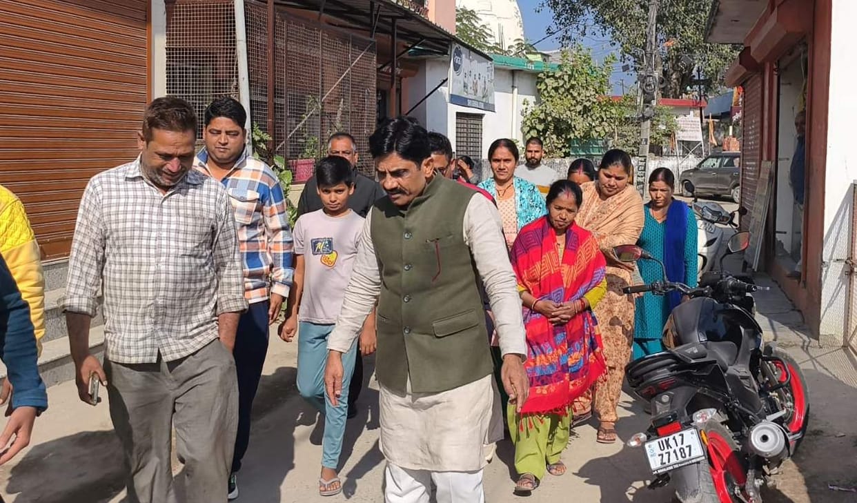 mayor inspected Gumaniwala area