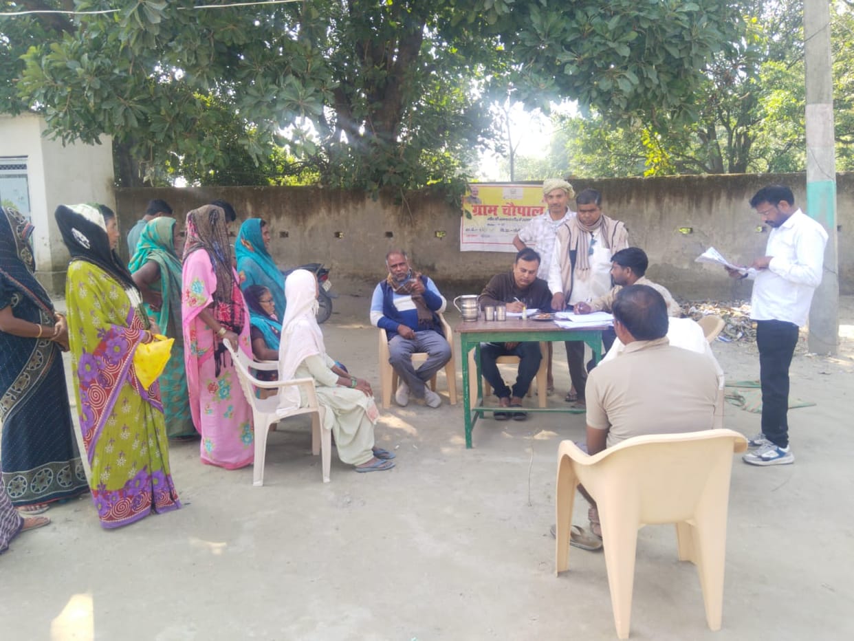 Problems resolved in the village Chaupal