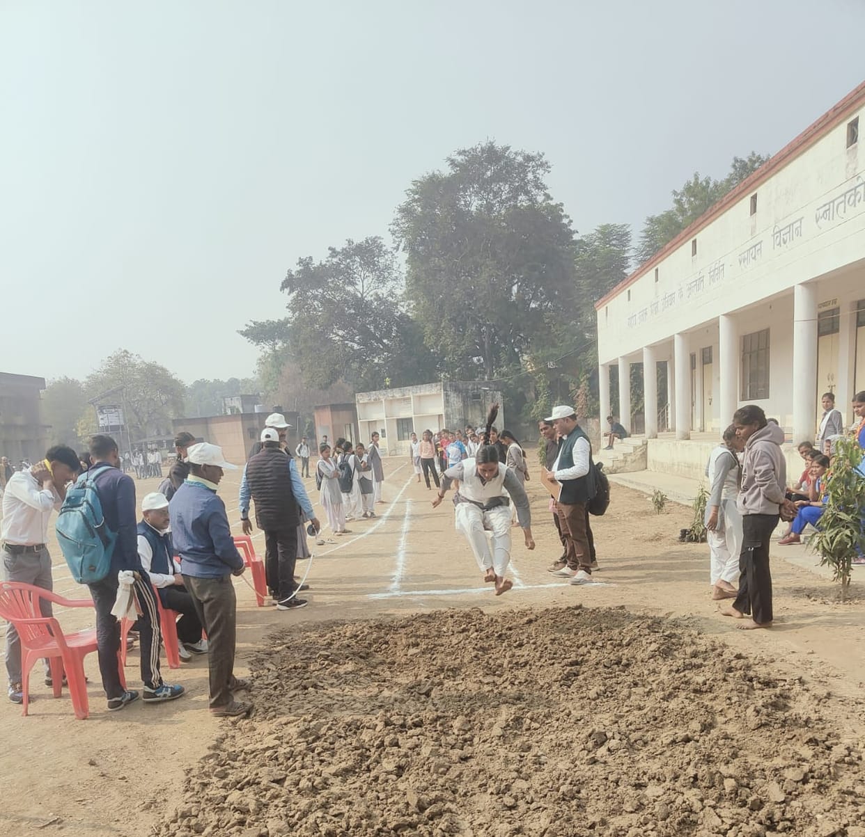 Devendra Singh tops 100m race, Sanjana tops long jump