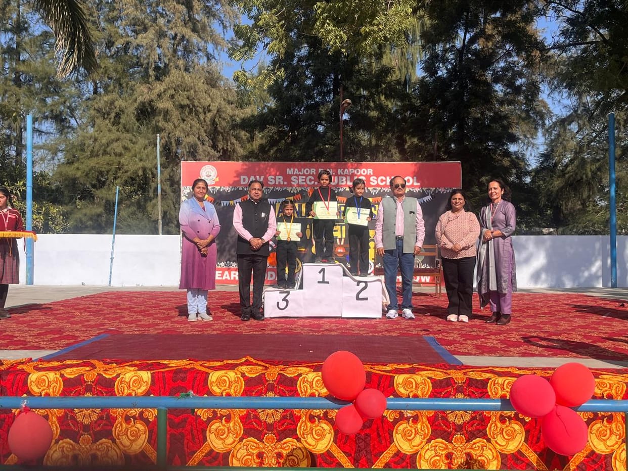 Students displayed their talent in the annual sports competitions.