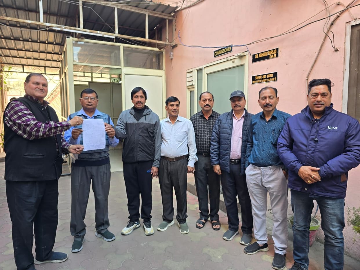 Demand for construction of speed breakers on the road under construction