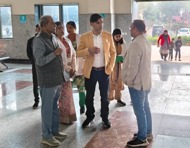 A three-member team of ENQAS inspected both the premises of the district hospital.