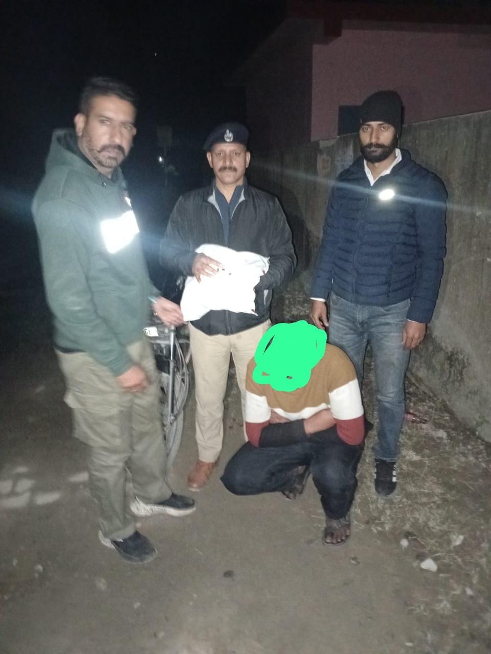one arrested with charas