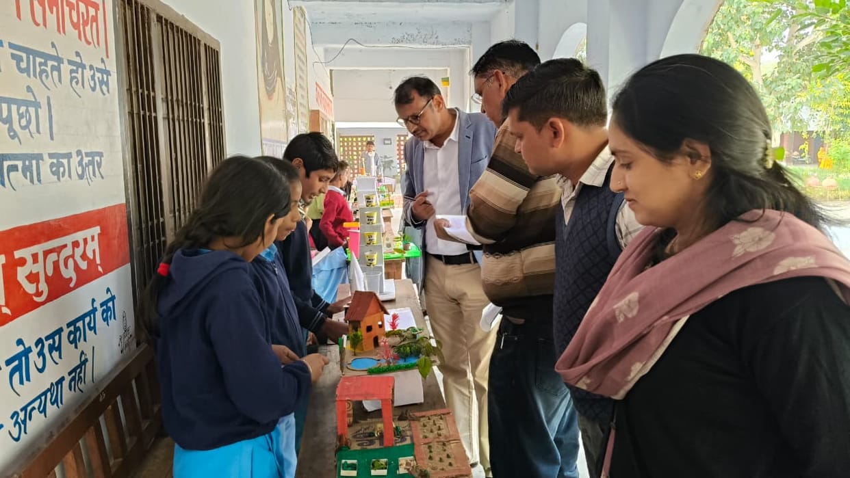 A glimpse of innovation was seen at the science exhibition