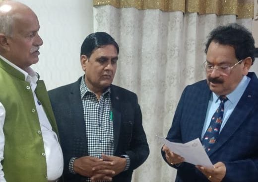 A memorandum demanding the removal of the Tehsildar was submitted to the Union Minister.