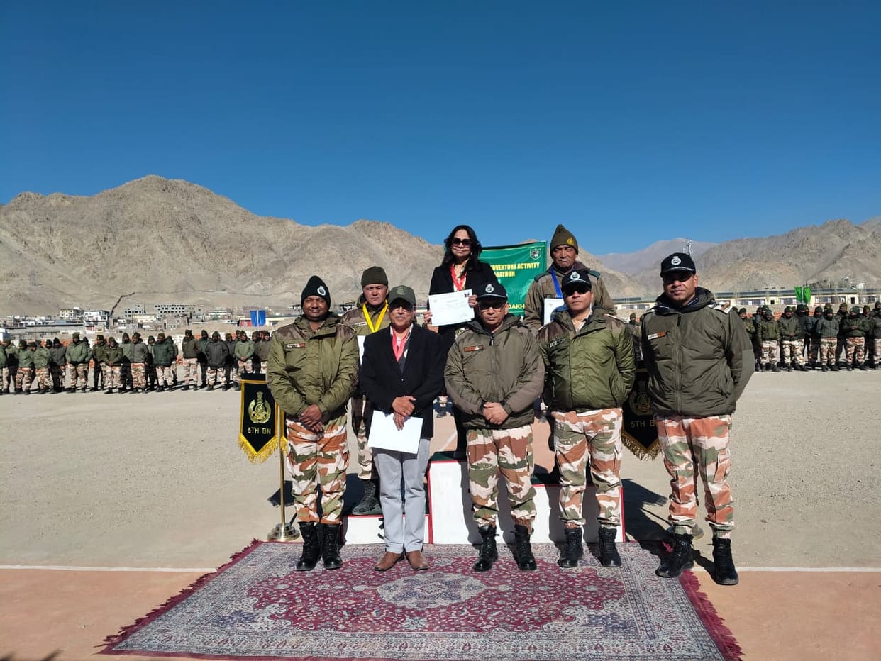 Leh, Marathon, ITBP, DIG Inagurate