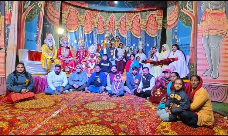 Ramlila concludes with the coronation of Shri Ram