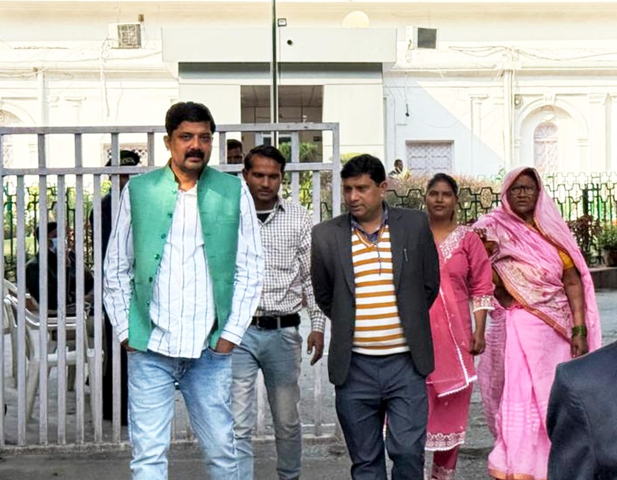 Hariom Valmiki's sister approached Rahul Gandhi after being denied a job.