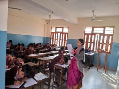 1635 students took the NMMS exam at seven centers in the district.