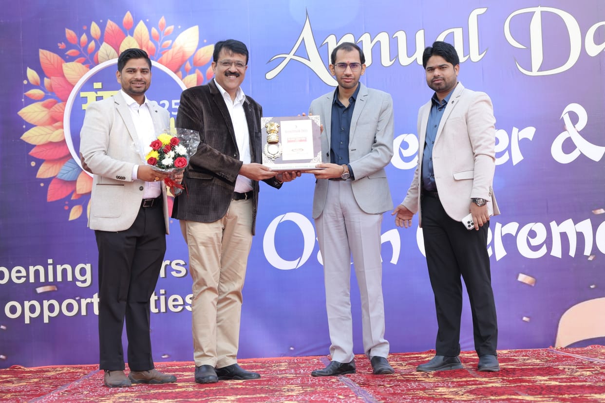 Meritorious students were honoured at the function.