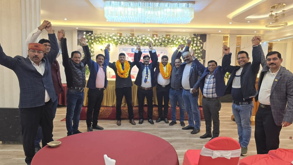 Anjani Prajapati became the president, Satish Jaiswal became the secretary