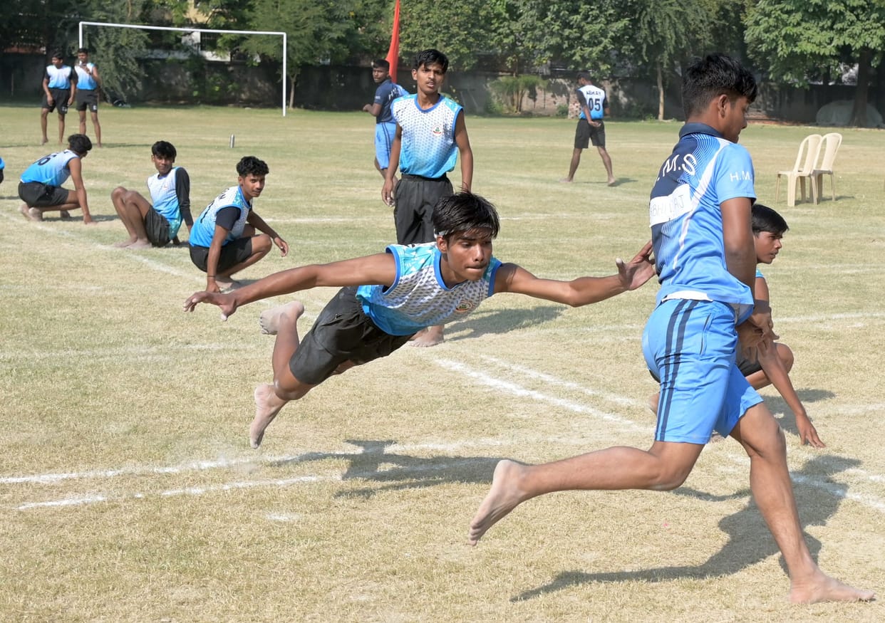 CHS School became the champion by defeating Harmilap Mission School in Kho-Kho