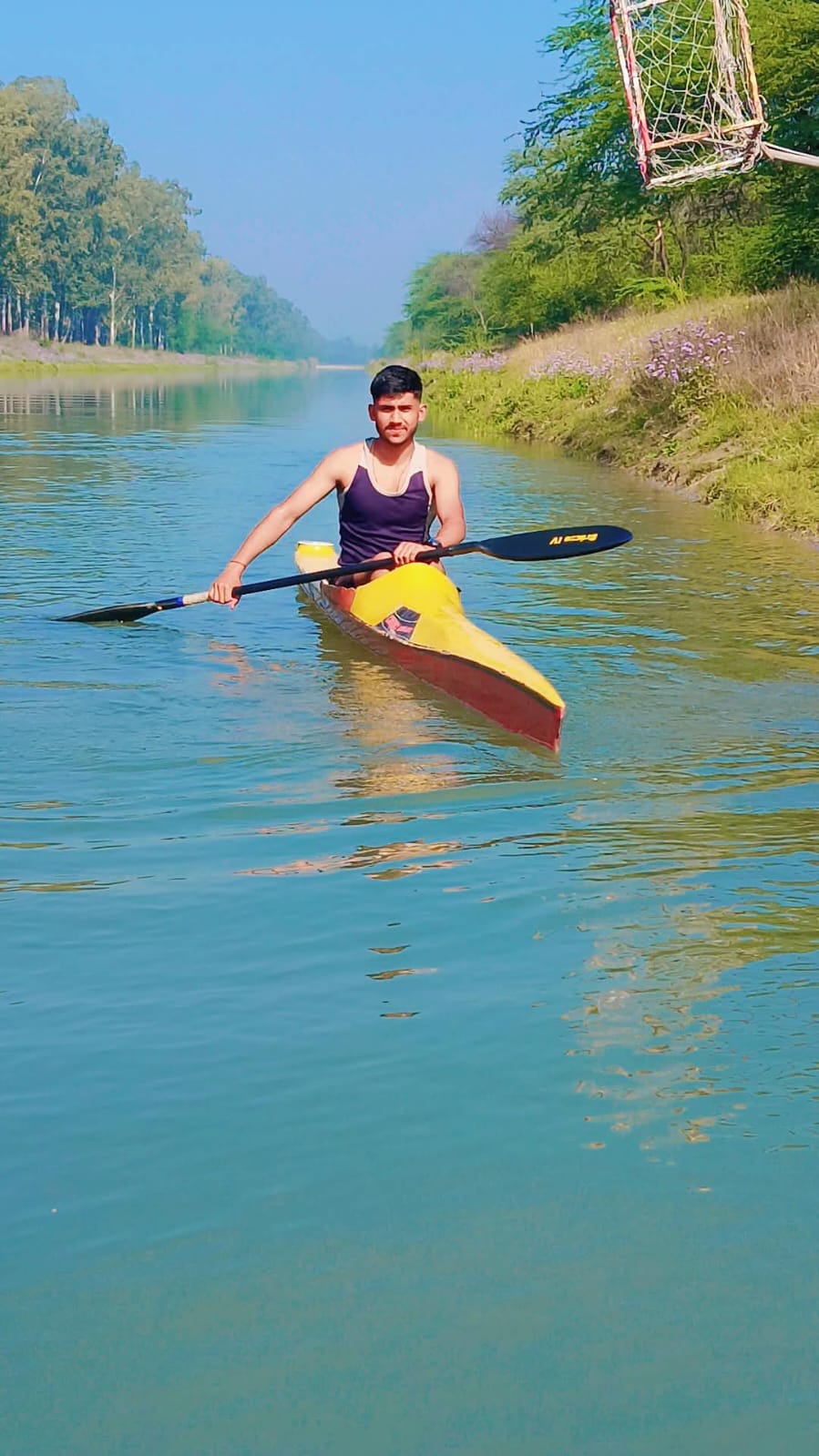 Ankit Munde of Karnal is creating new records in rowing.