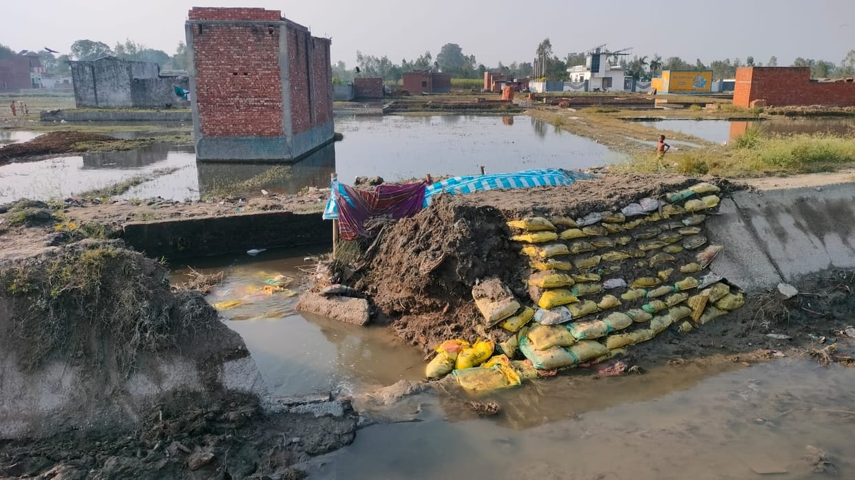 Irrigation department did not stop the cut track of Rajbeh