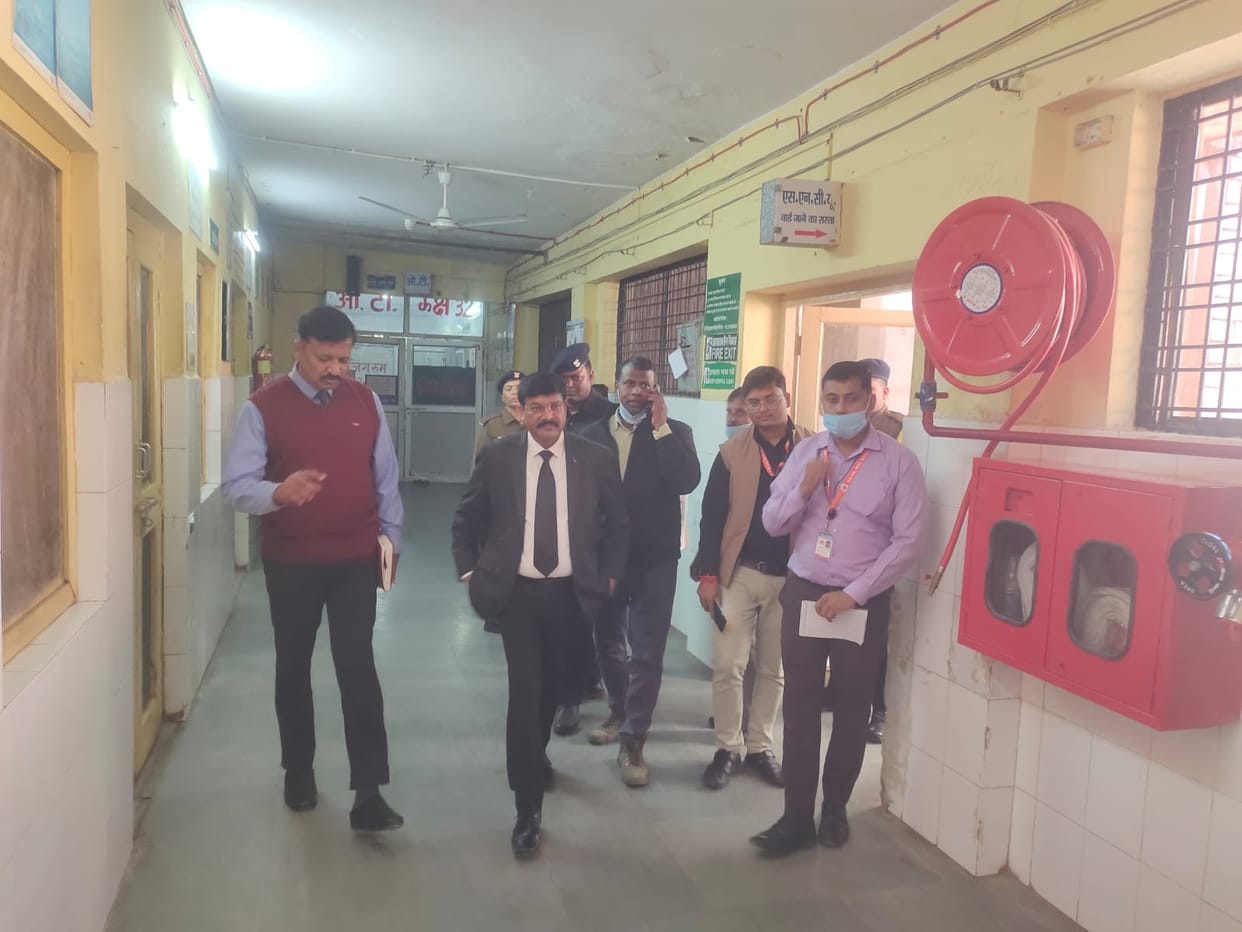 The Kayakalp team evaluated the district, women's and Harraiya hospitals.