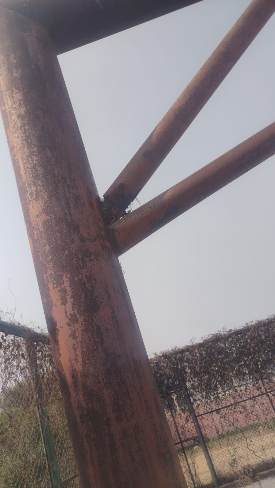 Broken poles and boards found in Eklavya and Igraha stadiums