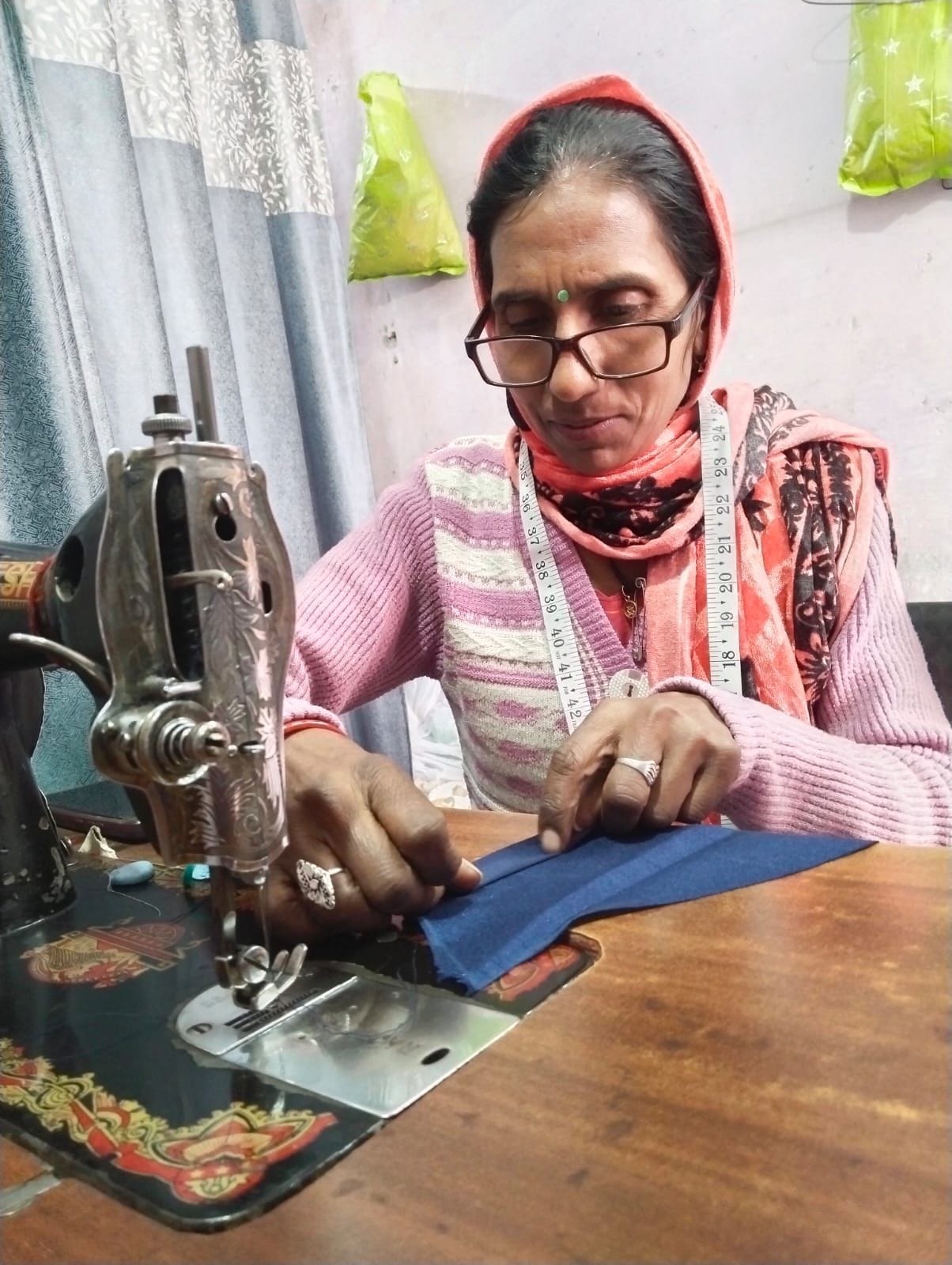 Anita became self-reliant by climbing the ladder of hard work