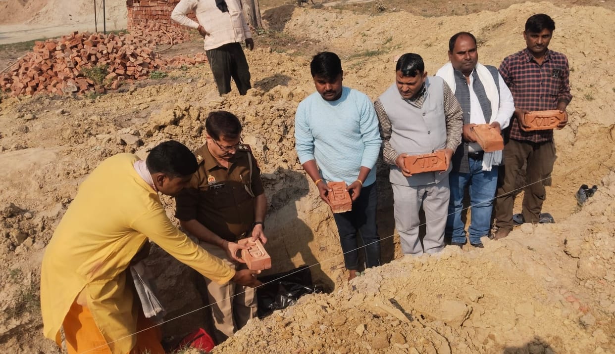 Foundation stone for the police station laid in Nayanagar