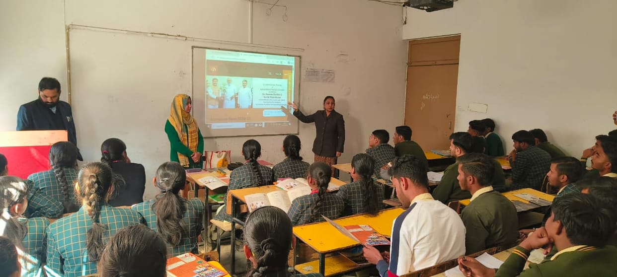 Students were made aware about education and future direction.