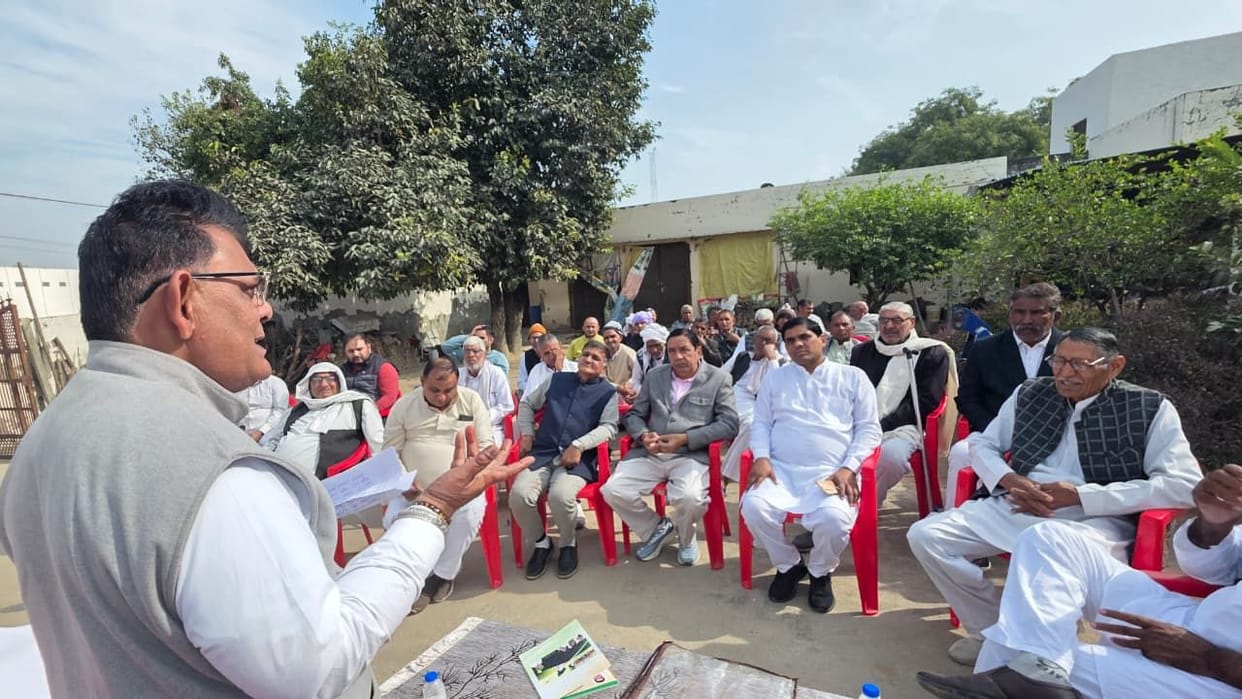 Dharamveer became the district head of INLD employees cell.