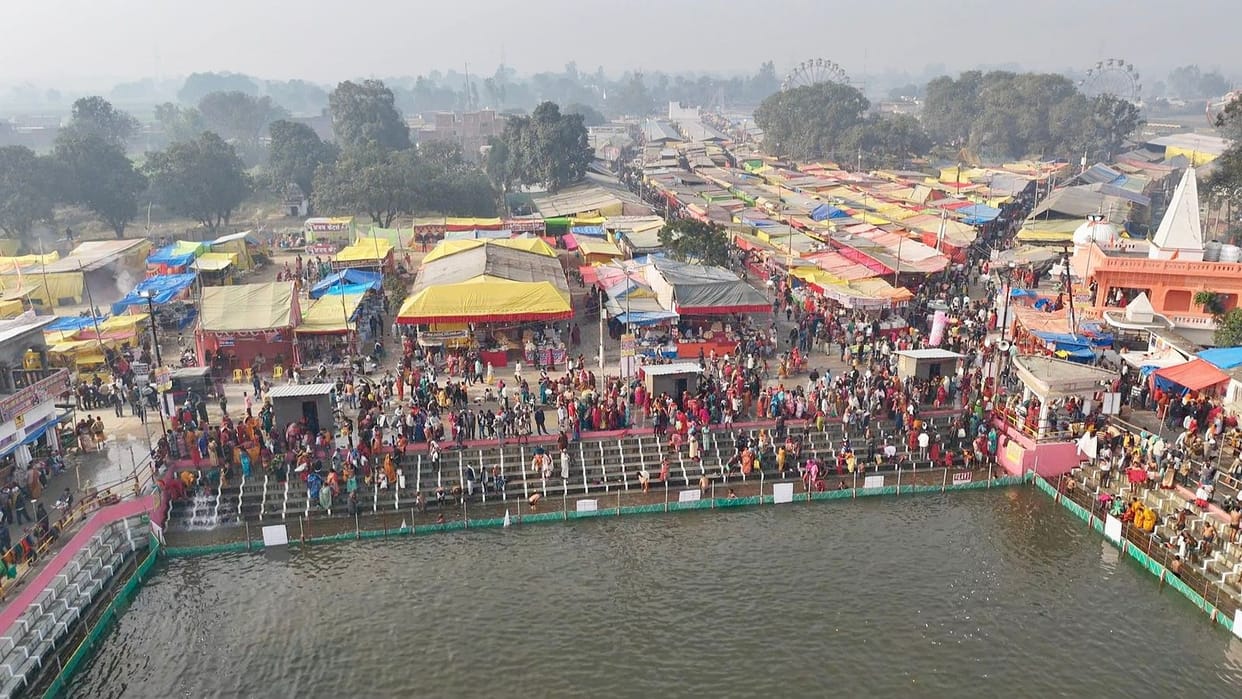 A dip of faith was taken on Govind Dashami