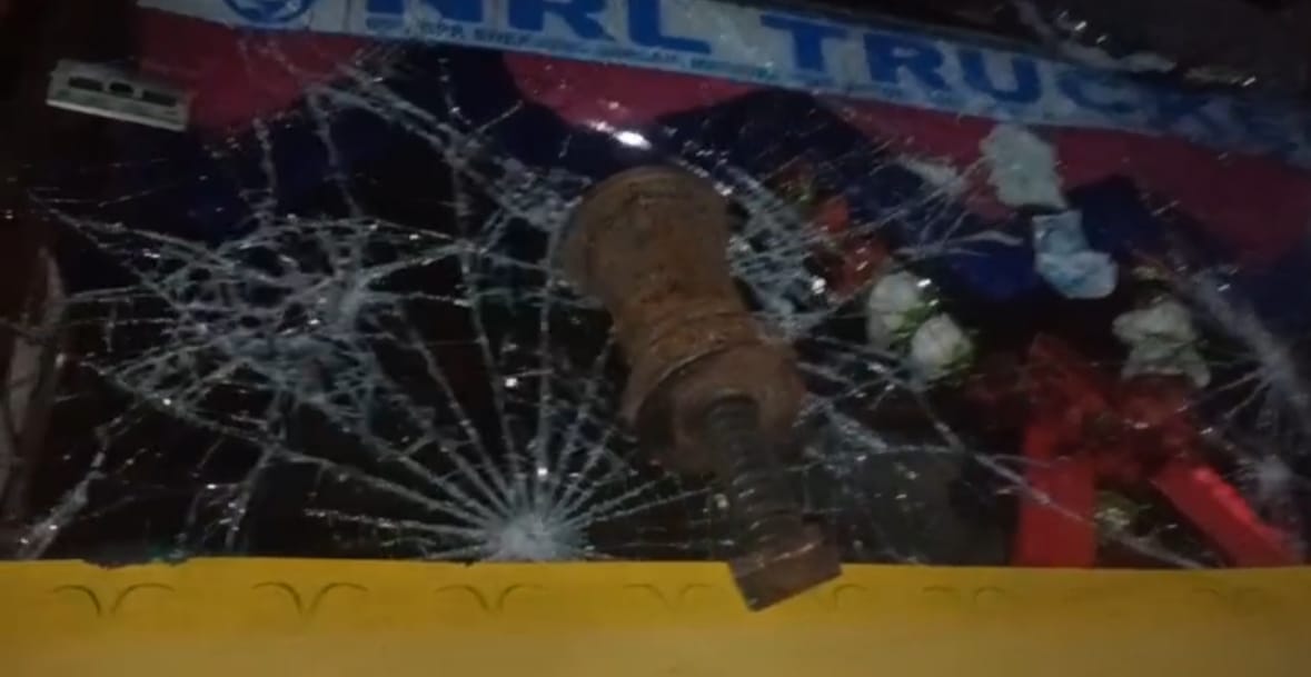 Some people beat up the truck driver and cleaner for asking for matches.