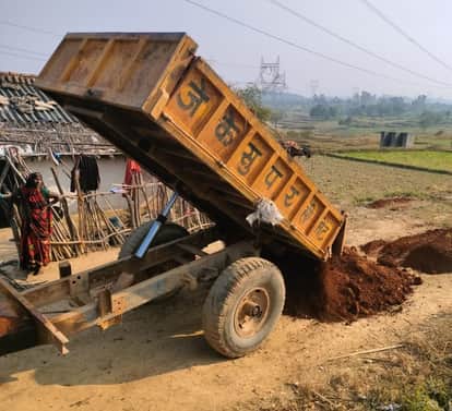 When no one listened to their grievances, the villagers started building the road themselves.