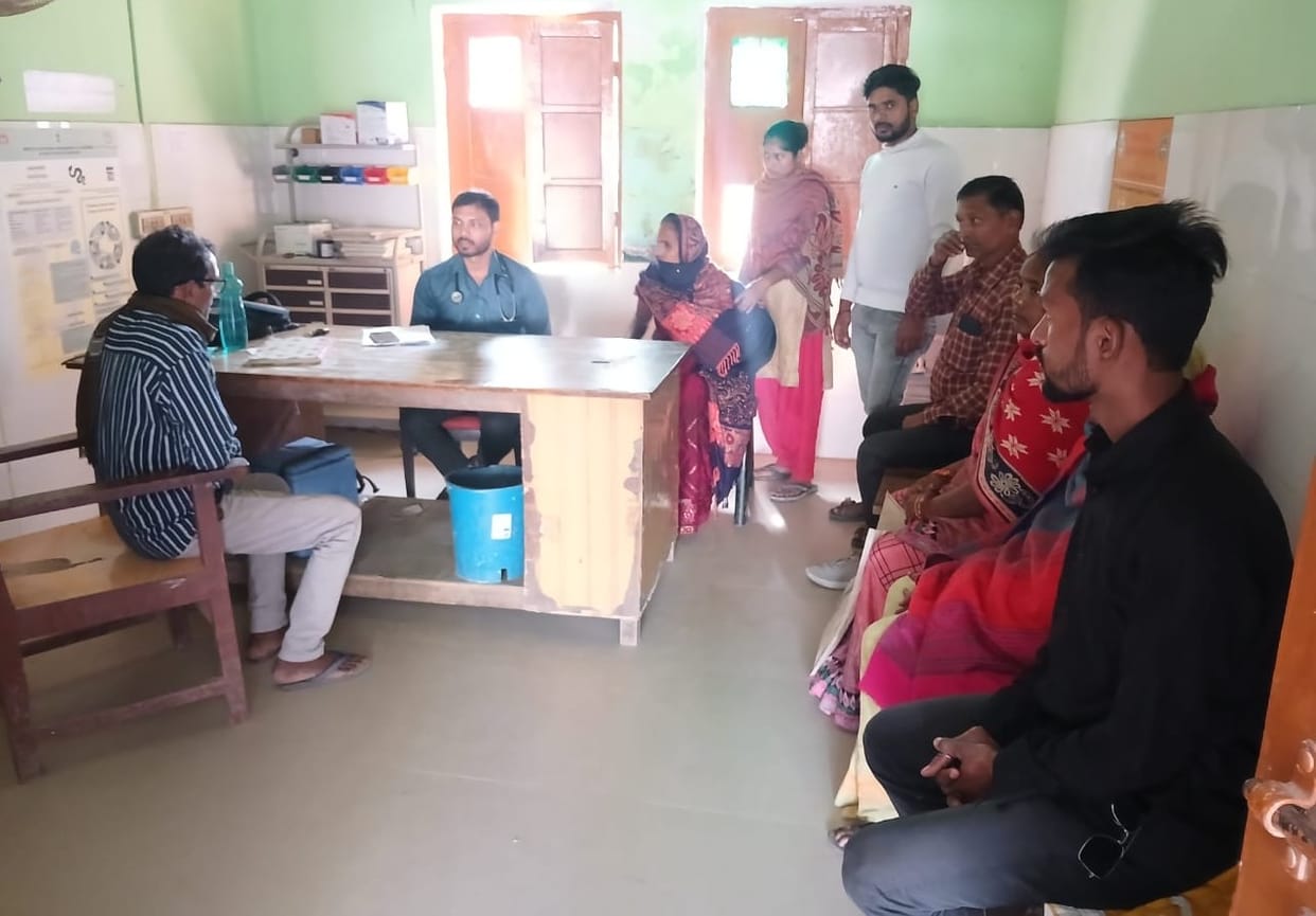 2962 people were examined and given medicines at 81 health centres.