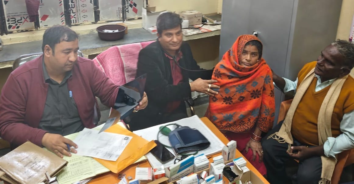 Health Fair: Patients suffering from cold and fever got treatment