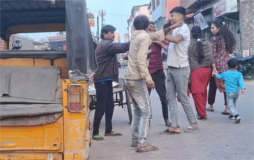 Drunken youths created a ruckus