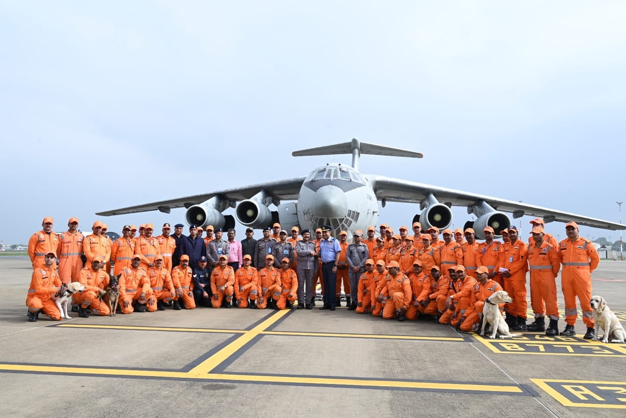 NDRF team left for Sri Lanka at 4 am