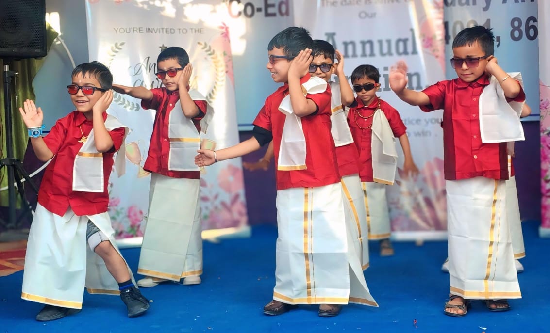 Cultural performances enthralled the parents.
