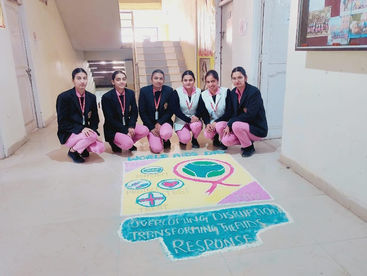 Students united in Jogindernagar against drug abuse