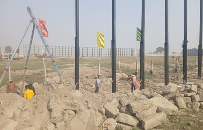 Obstacles to the construction of Ayodhya Dham Bus Port removed, work begins