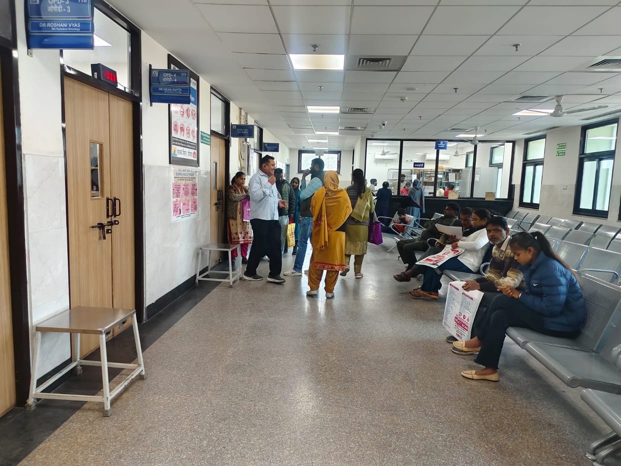 Patients at Atal Cancer Care Centre are not getting free bus passes, forcing them to visit the CMO's office.