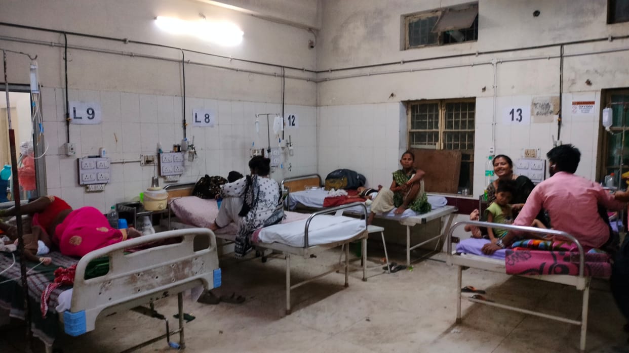 Pneumonia is a serious problem, with 10 to 12 children admitted daily.