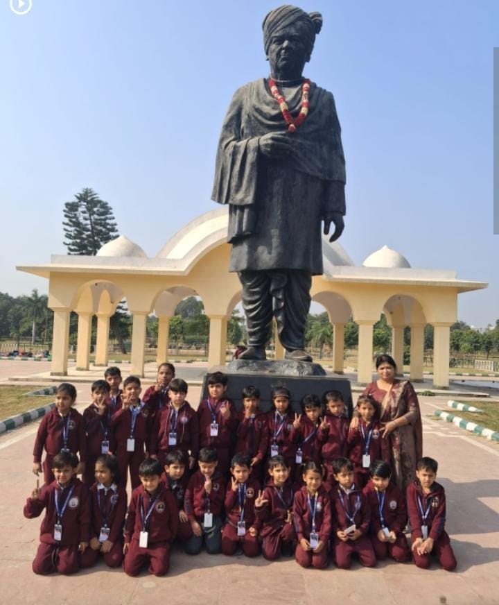 Children visited Devi Lal Park