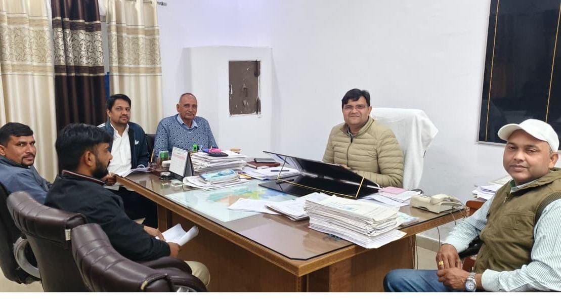 Meeting with the Executive Engineer regarding demands