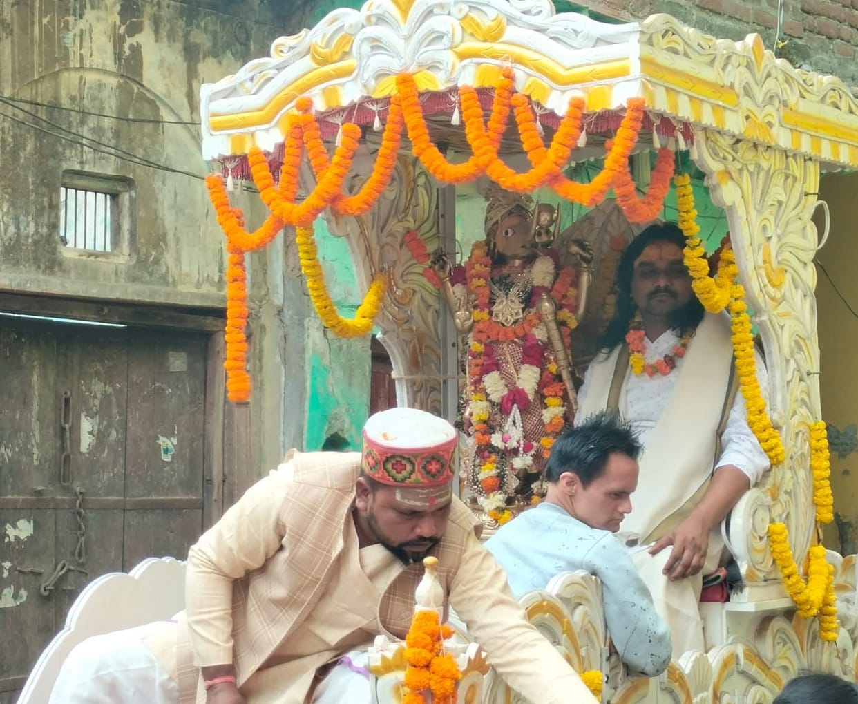 The pilgrimage town resounded with the chants of Lord Varaha.