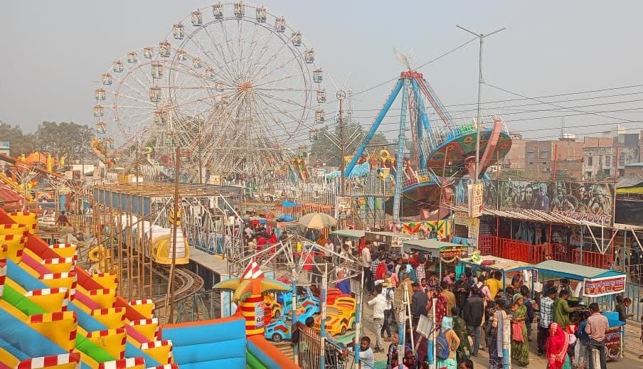 The Margashirsha fair is celebrated in the pilgrimage town