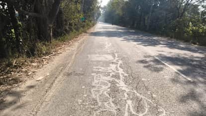 White stripes missing from highways, fear of road accidents in fog