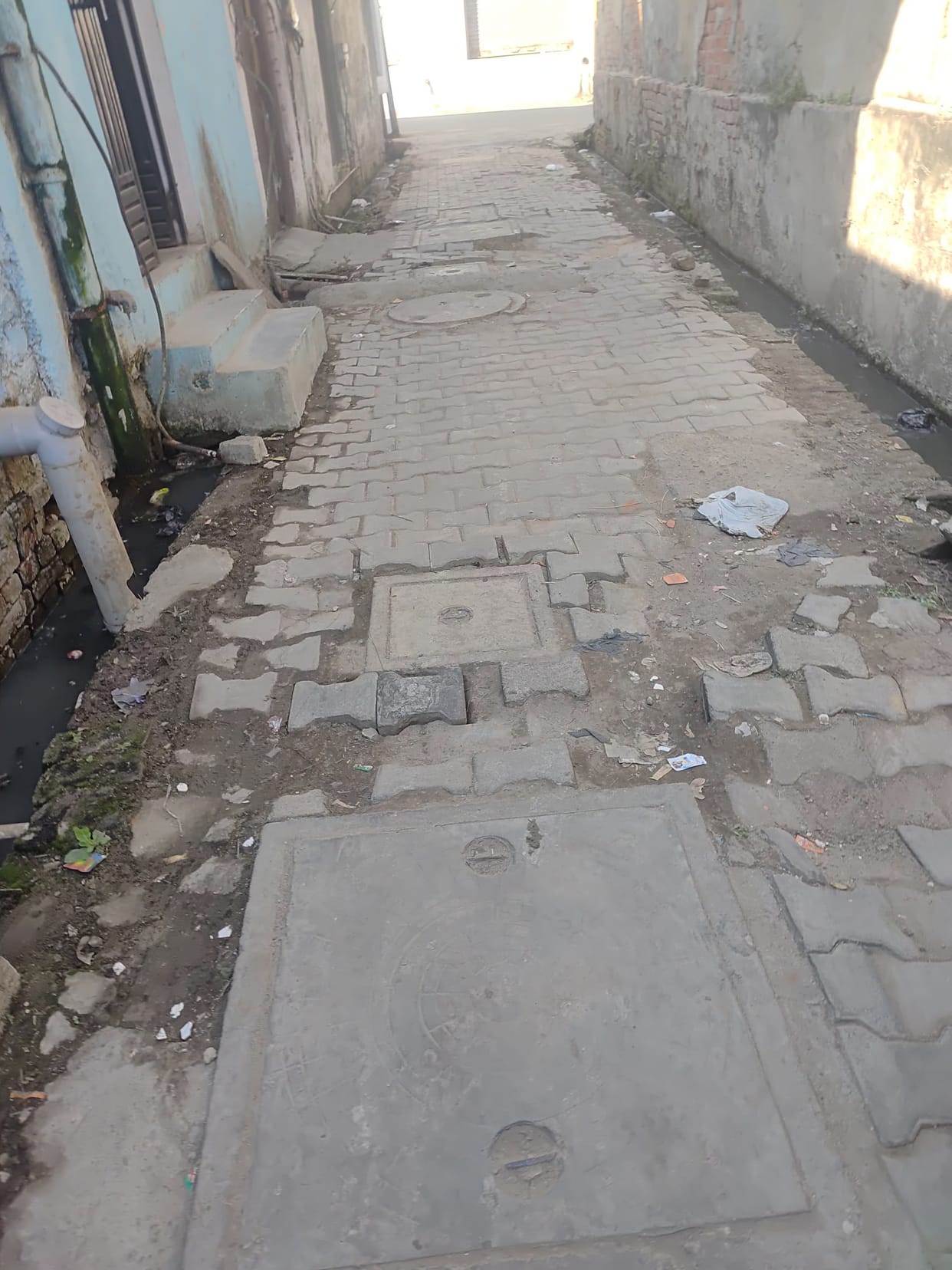 Wounded roads did not get the balm of repair