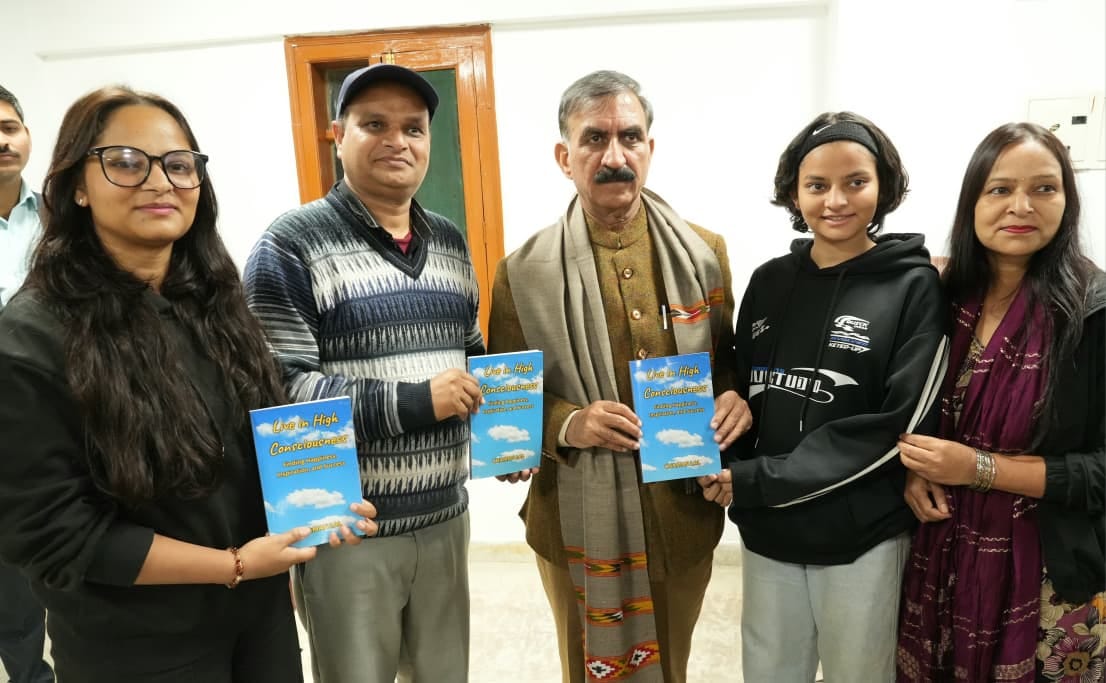 Chief Minister Sukhu released the book