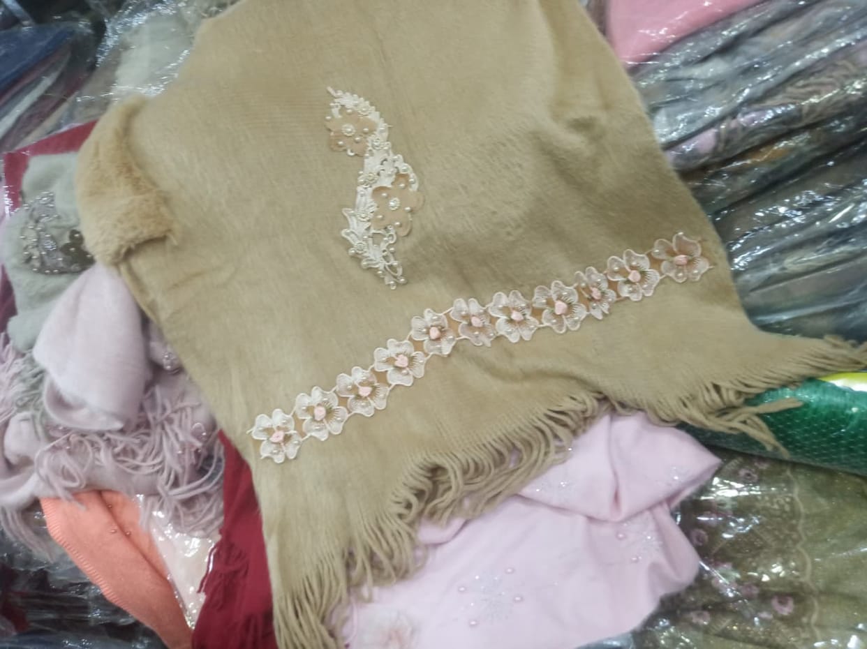 Special designer shawls for brides in the market
