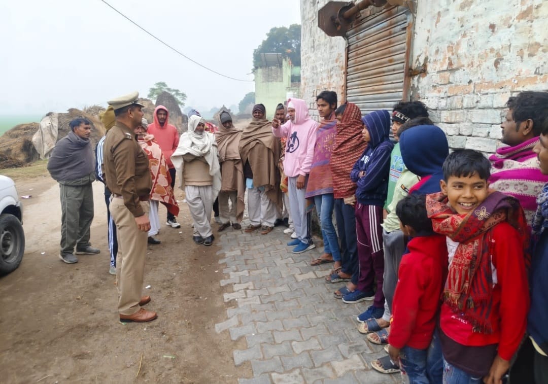 The drug-free police team made the villagers aware.