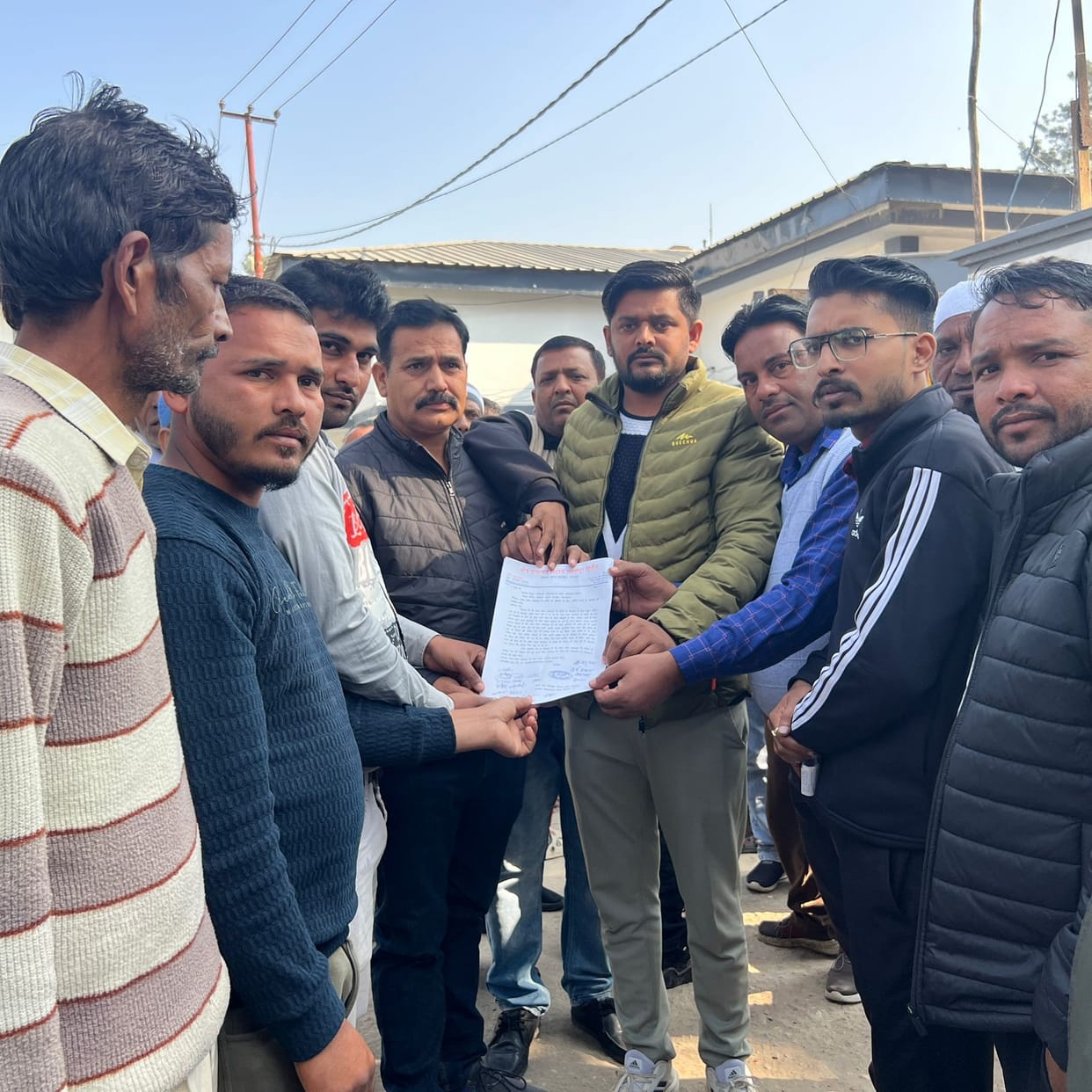 Villagers stage protest over irregularities in electricity bills