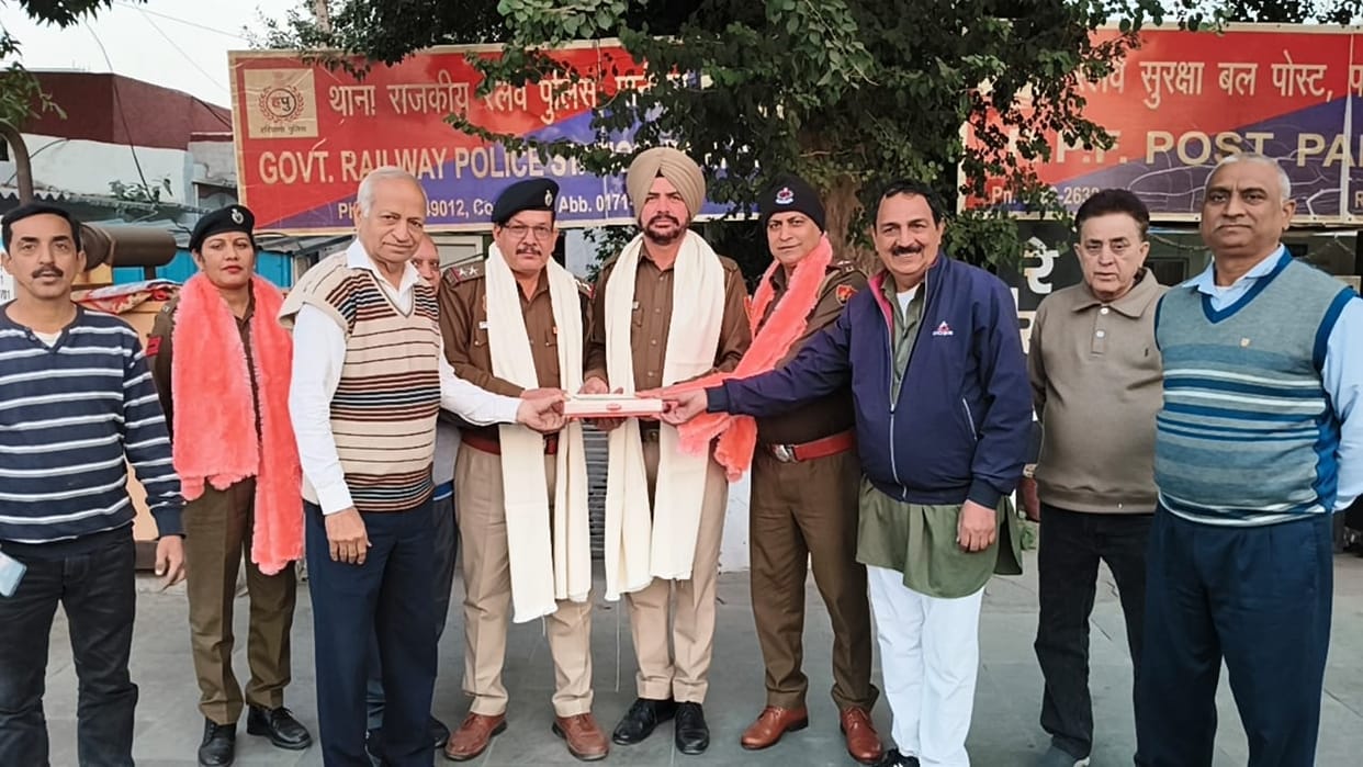 Jan Seva Dal honored constable Jagroop